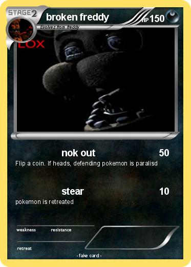 Pokemon broken freddy