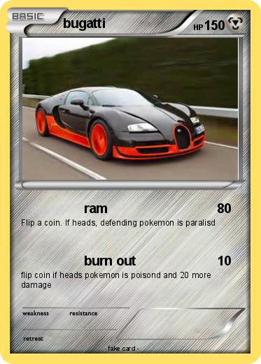 Pokemon bugatti
