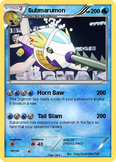 Pokemon Submarumon