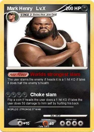 Pokemon Mark Henry   Lv.X