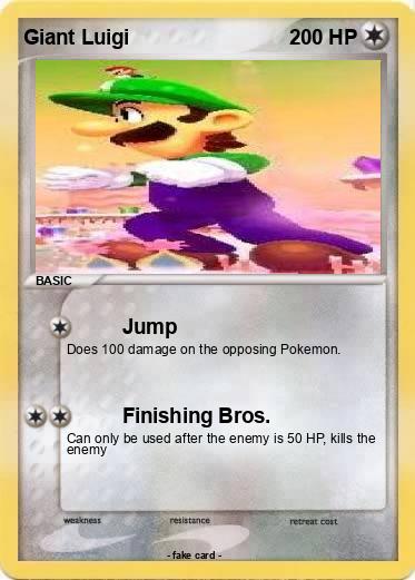 Pokemon Giant Luigi