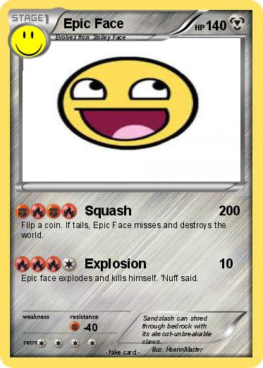 Pokemon Epic Face