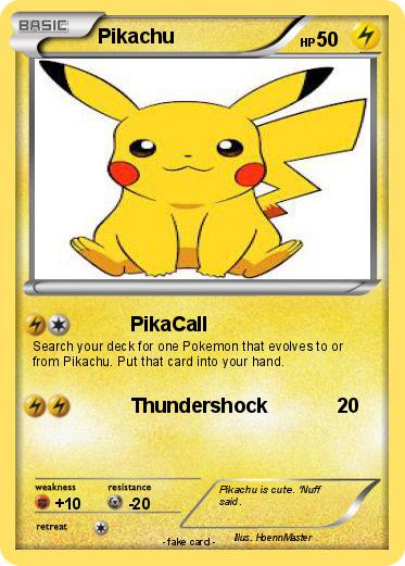 Pokemon Pikachu