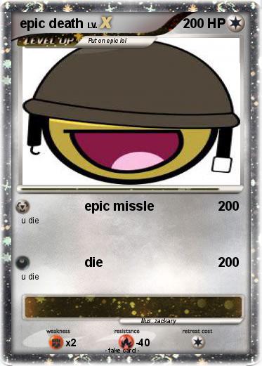 Pokemon epic death