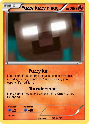Pokemon Fuzzy fuzzy dingo