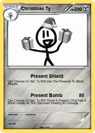 Pokemon Christmas Ty