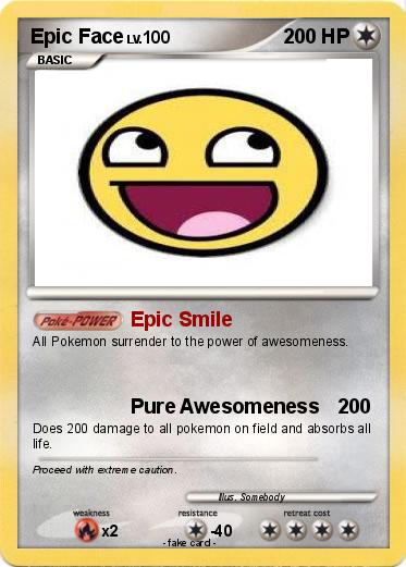Pokemon Epic Face