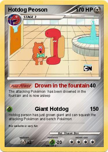 Pokemon Hotdog Peoson