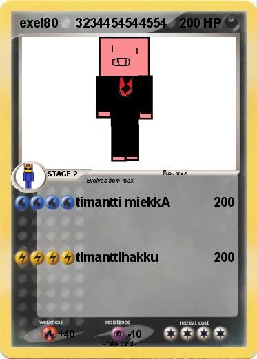 Pokemon exel80     3234454544554