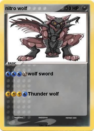Pokemon nitro wolf