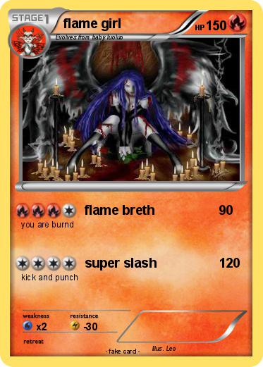 Pokemon flame girl