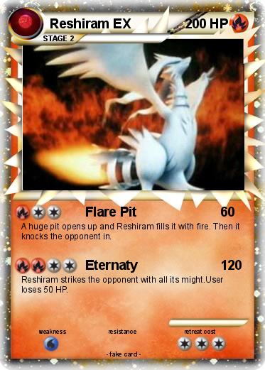 Pokemon Reshiram EX