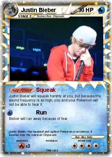 Pokemon Justin Bieber
