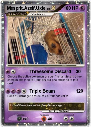 Pokemon Mesprit,Azelf,Uxie