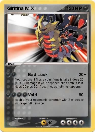 Pokemon Giritina lv. X