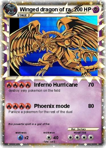 Pokemon Winged dragon of ra