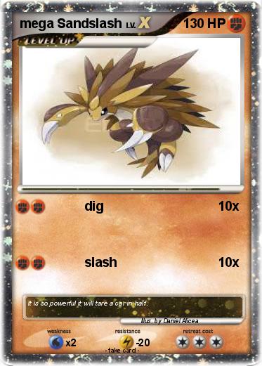 Pokemon mega Sandslash