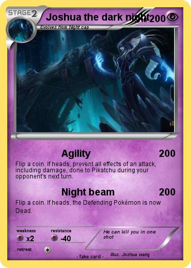 Pokemon Joshua the dark night