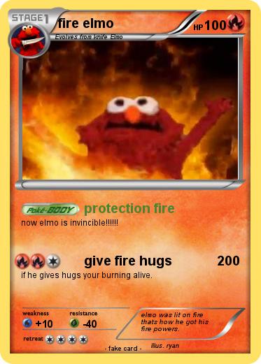Pokemon fire elmo