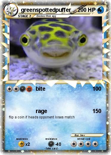 Pokemon greenspottedpuffer