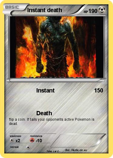 Pokemon Instant death