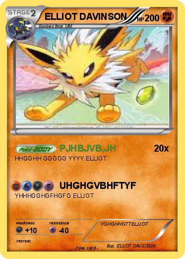 Pokemon ELLIOT DAVINSON