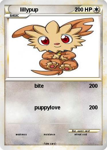 Pokemon lillypup