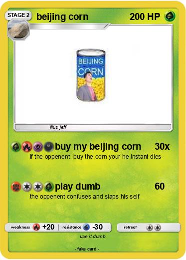 Pokemon beijing corn