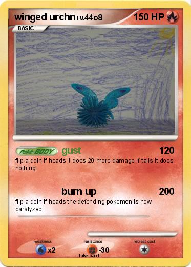 Pokemon winged urchn