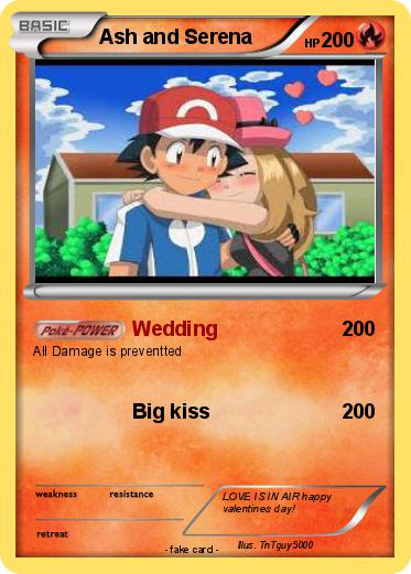 Pokemon Ash and Serena