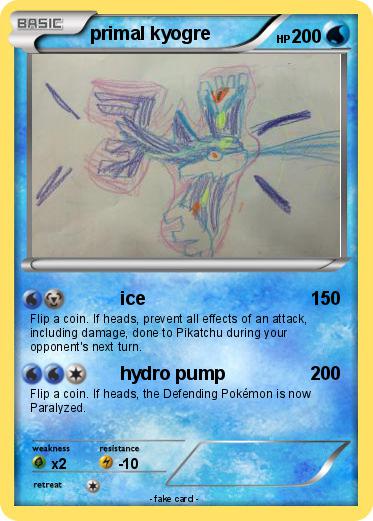 Pokemon primal kyogre