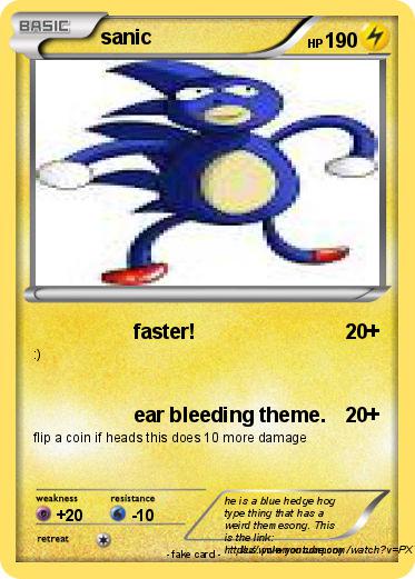 Pokemon sanic