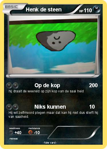 Pokemon Henk de steen