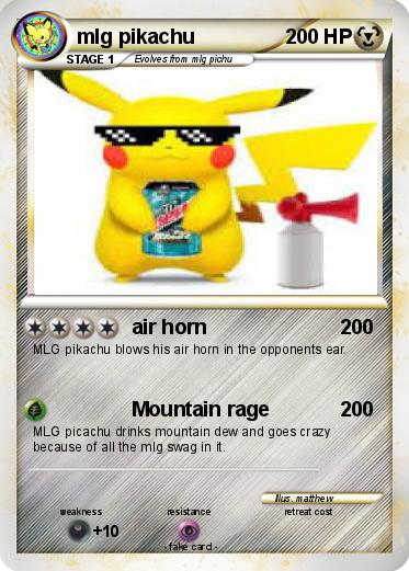 Pokemon mlg pikachu