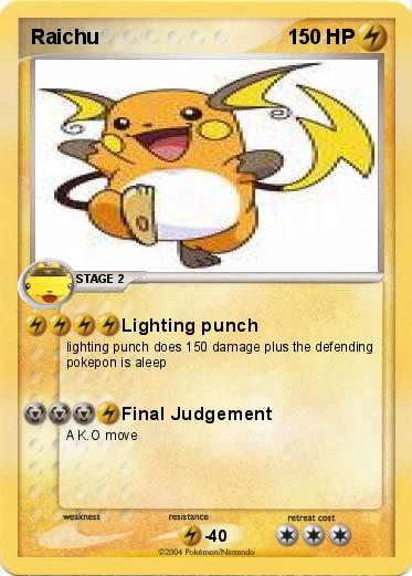 Pokemon Raichu