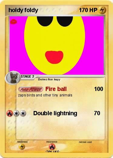 Pokemon holdy foldy