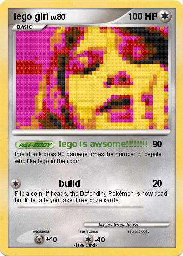Pokemon lego girl