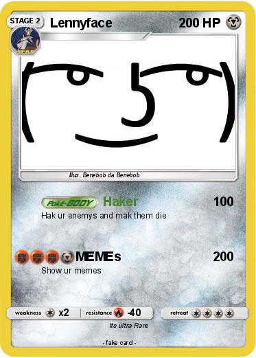 Pokemon Lennyface