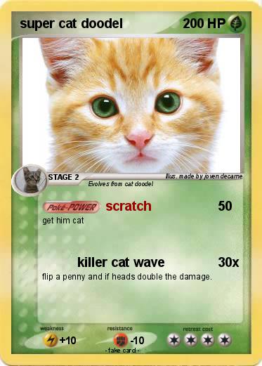 Pokemon super cat doodel