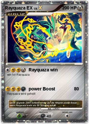 Pokemon Rayquaza EX