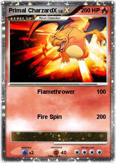 Pokemon Primal CharzardX