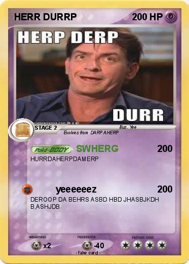 Pokemon HERR DURRP