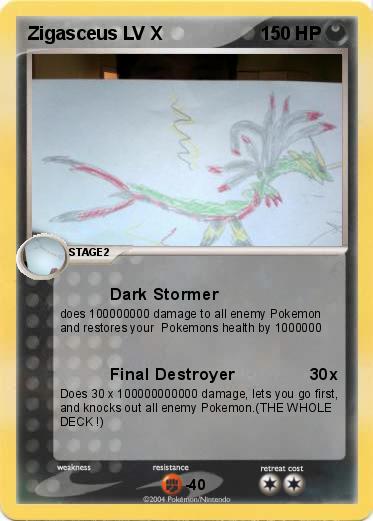 Pokemon Zigasceus LV X