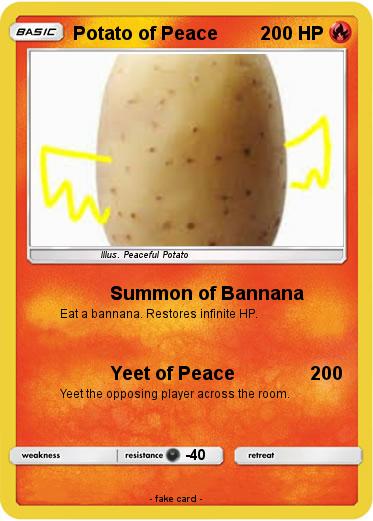 Pokemon Potato of Peace