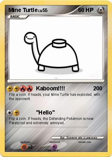 Pokemon Mine Turtle