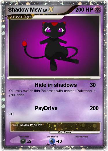 Pokemon Shadow Mew