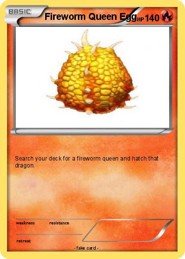 Pokemon Fireworm Queen Egg