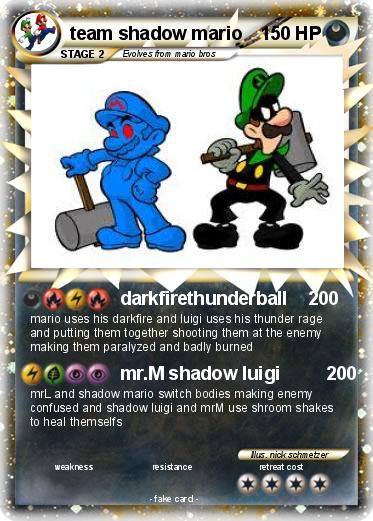 Pokemon team shadow mario