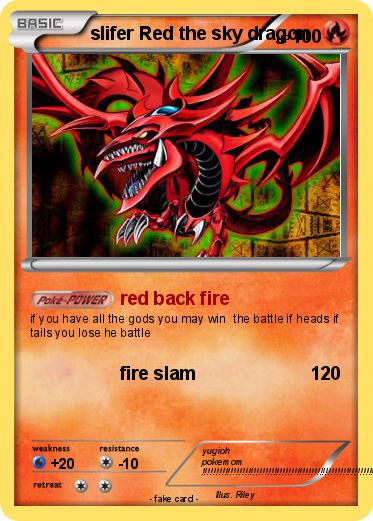 Pokemon slifer Red the sky dragon