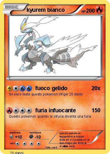 Pokemon kyurem bianco